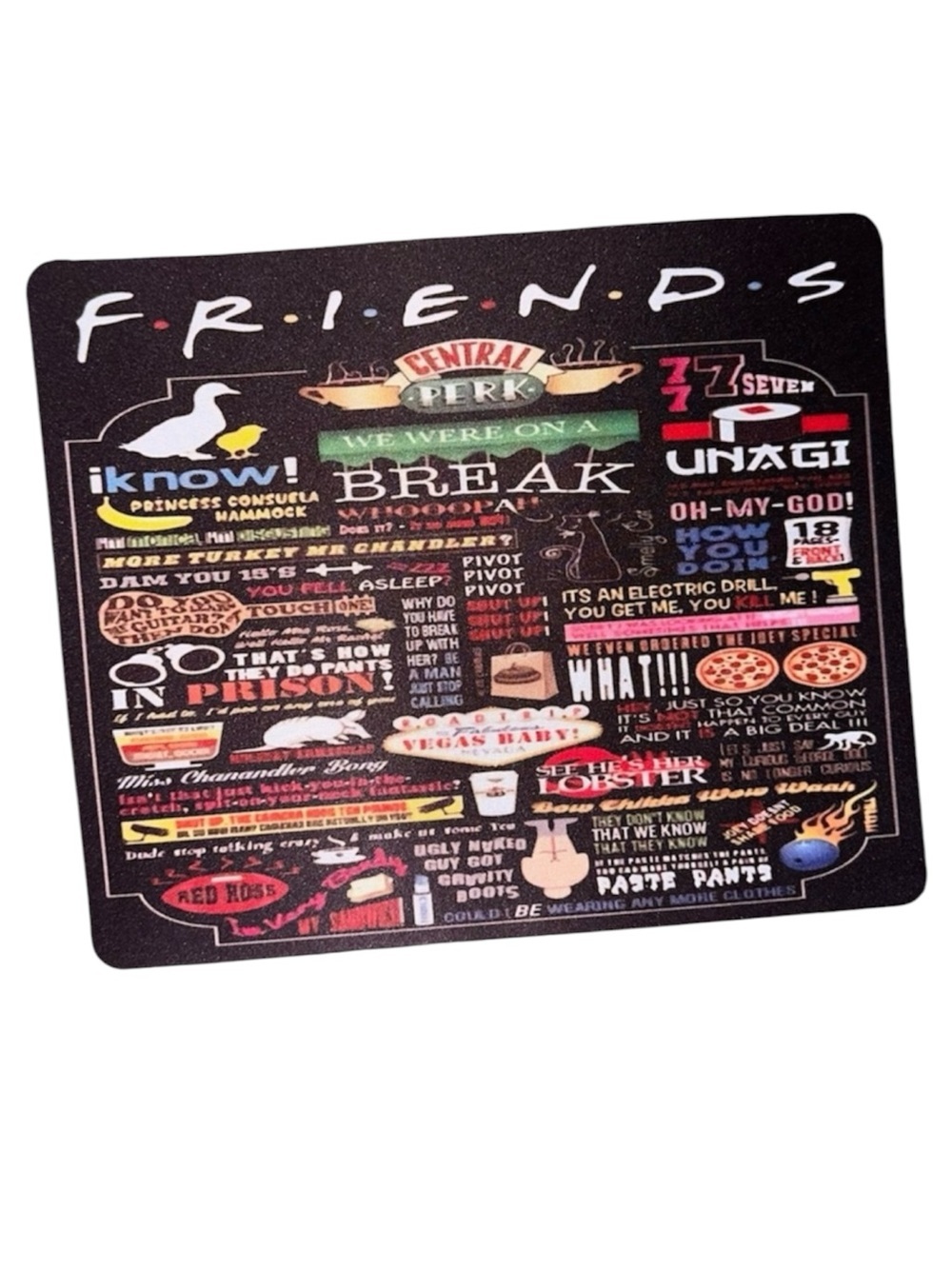 FRIENDS COMPUTER MOUSE PAD - NEW
